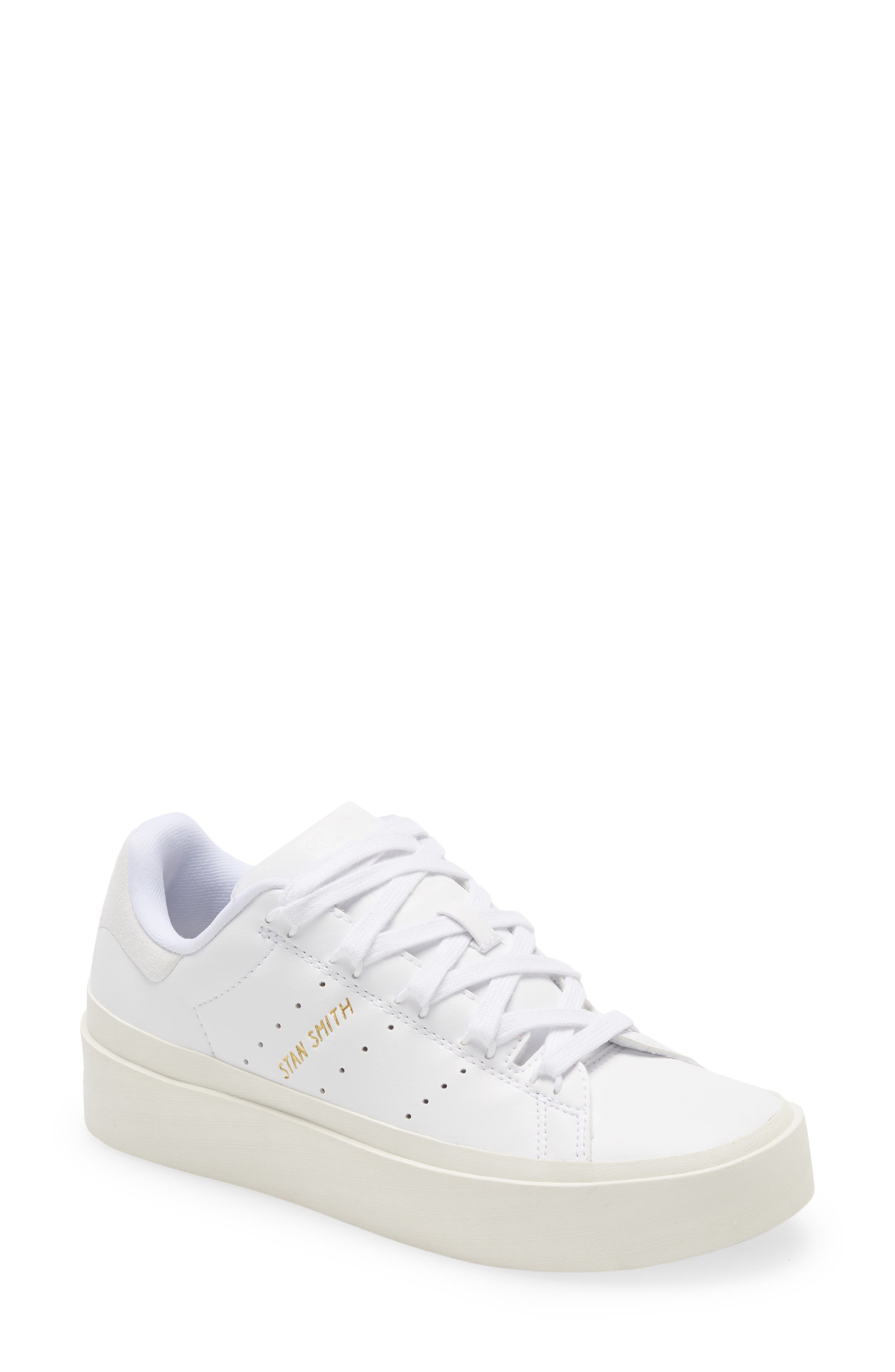 stan smith all white sneakers