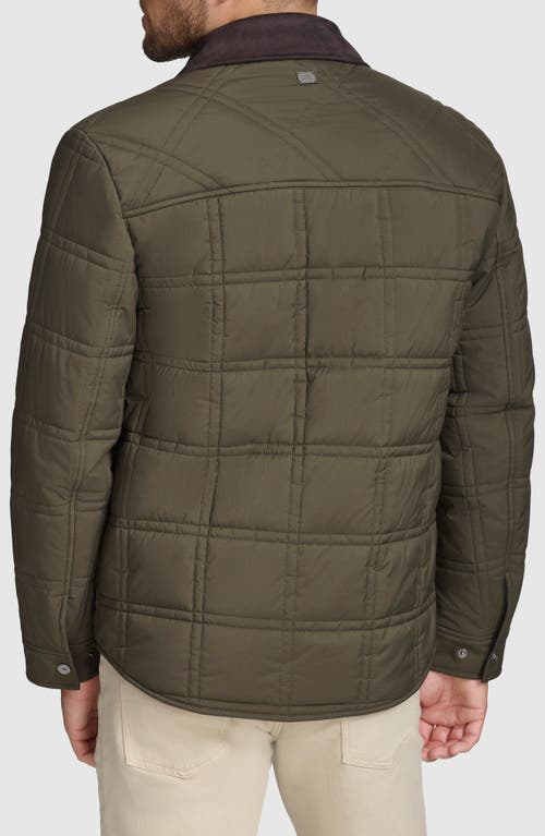 Shop Andrew Marc Hudson Quilted Jacket In Jungle