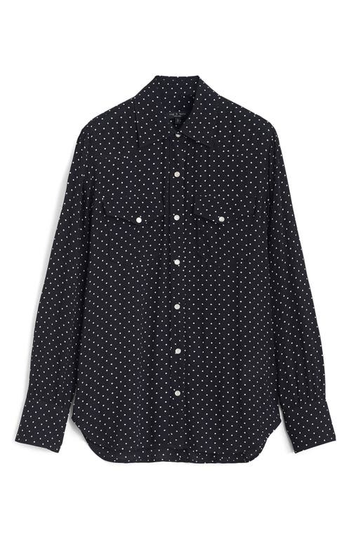 Shop Rag & Bone Faren Polka Dot Shirt In Polkadt