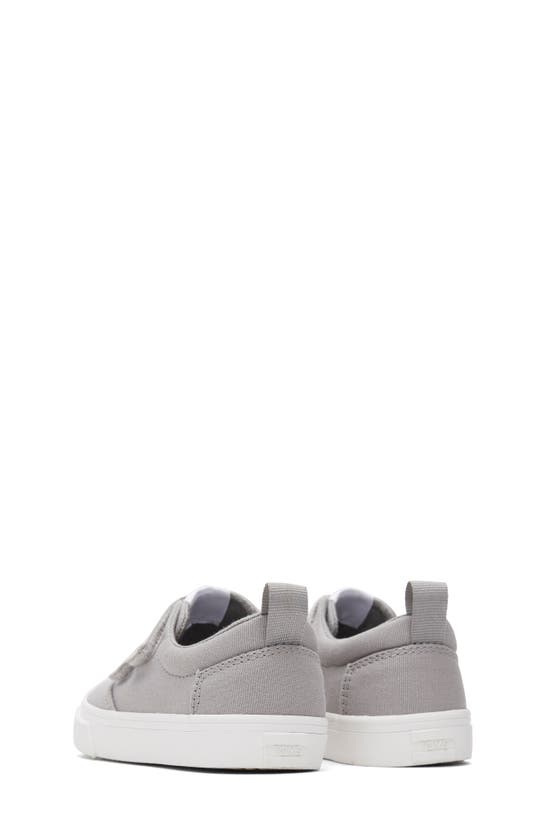 Shop Toms Kids' Fenix Double Strap Sneaker In Grey
