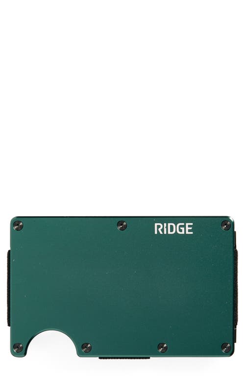 Shop The Ridge Rfid-blocking Aluminum Money Clip Wallet In Forest Green