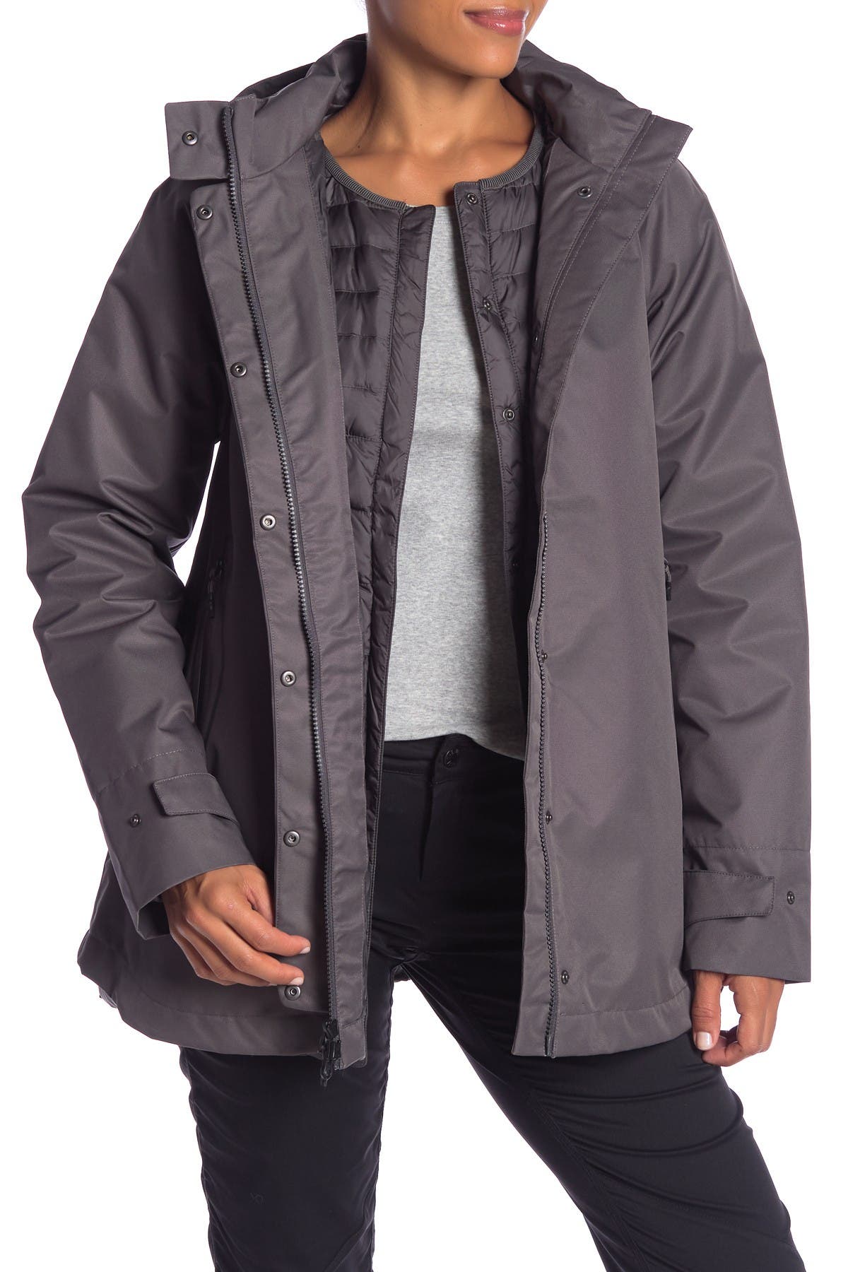 the north face women's mosswood triclimate jacket