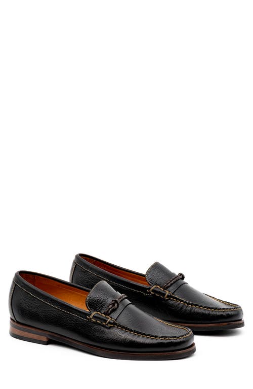 Martin Dingman Montgomery Knot Loafer in Black