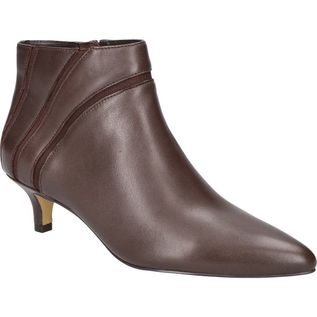 Bella Vita Women's Faraday Dress Shooties In Brown Leather