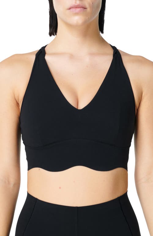 Sweaty Betty Power Contour Plunge Sports Bra Black at Nordstrom,