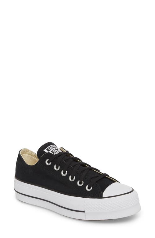 Converse Chuck Taylor All Star Platform Sneaker Black/White/White at Nordstrom