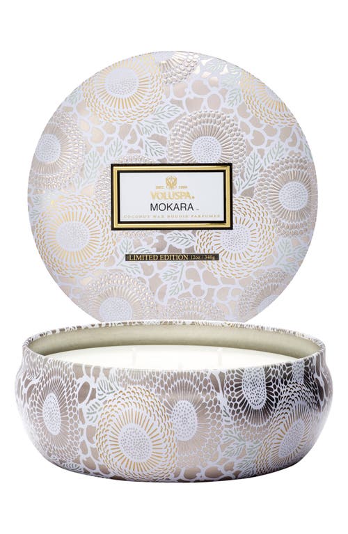 Voluspa Japonica 3-Wick Tin Candle in Mokara at Nordstrom
