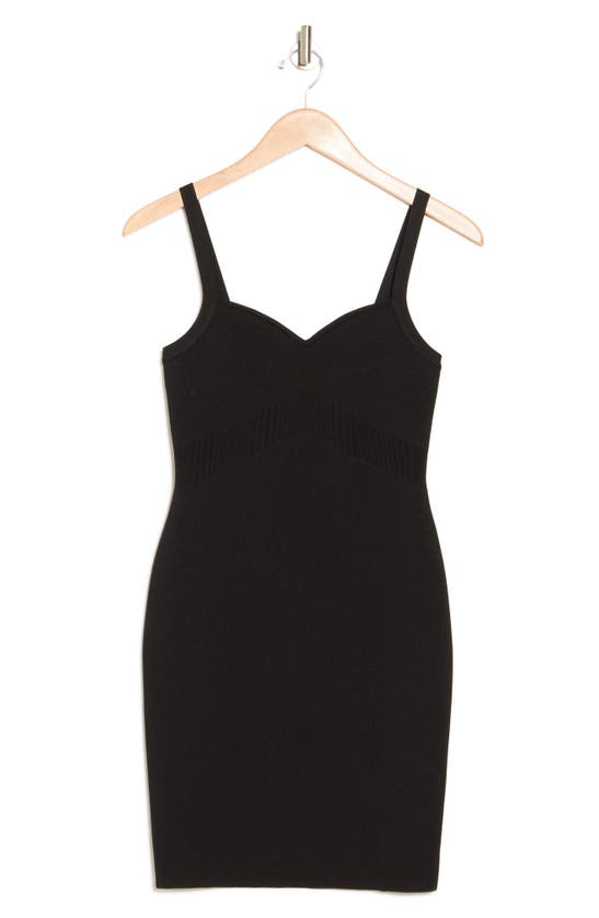 Shop Bebe Knit Body-con Minidress In Black