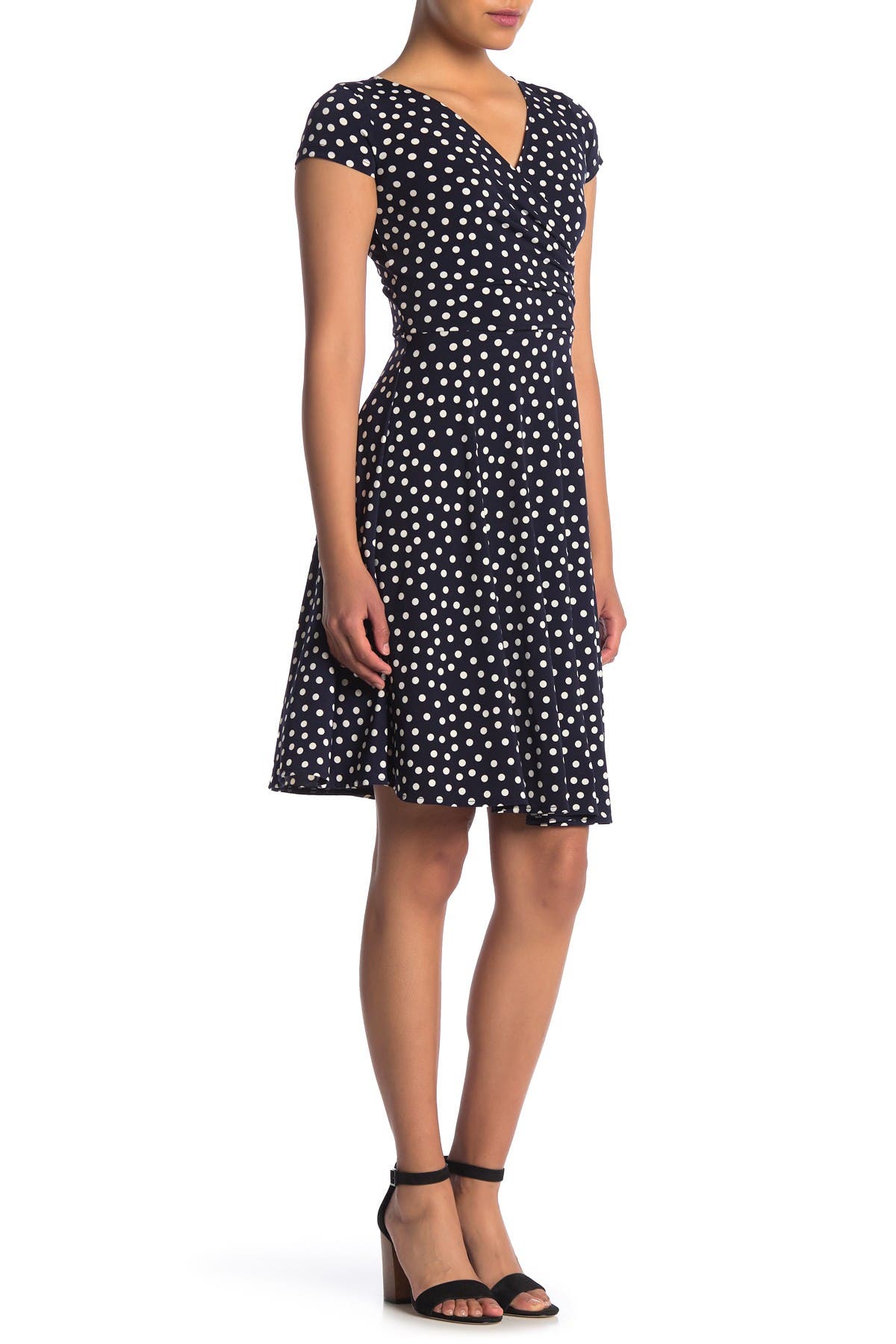 maggy london polka dot dress