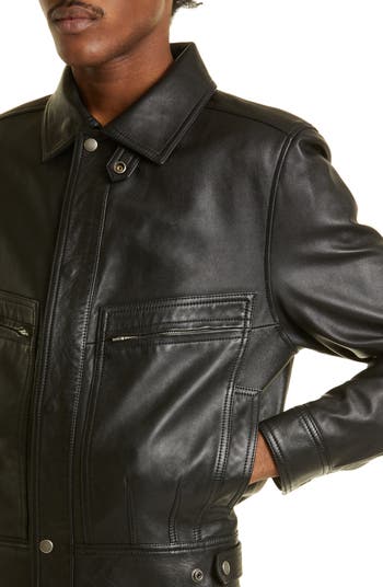 Saint laurent motorcycle outlet jacket in lambskin