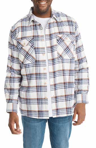 Lucky Brand Men's Fleece Lined Shirt Jacket