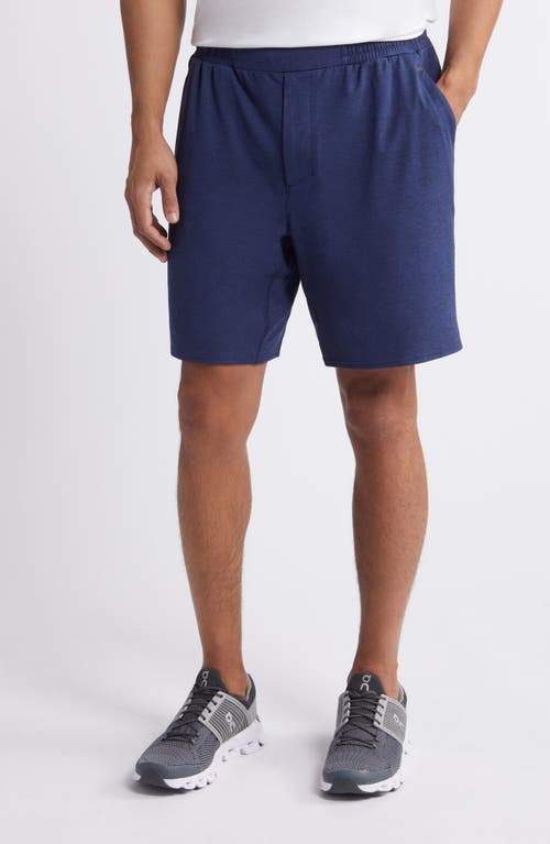 Johnnie-o Webb Drawstring Shorts In Navy