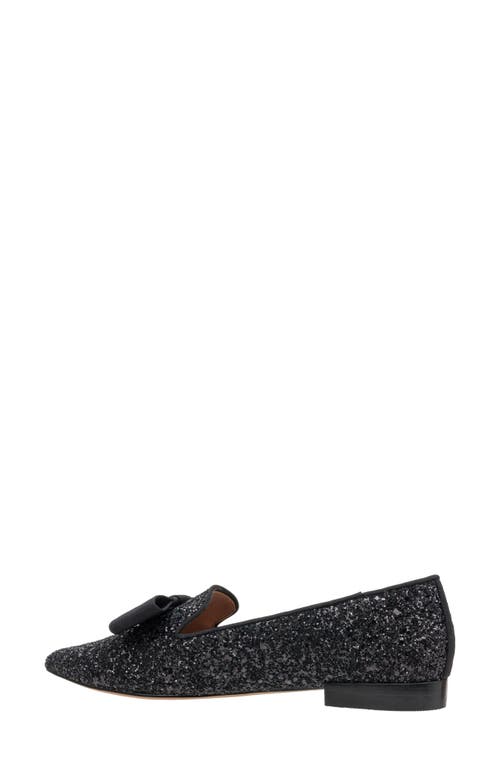 Linea Paolo Glitter Loafer In Black