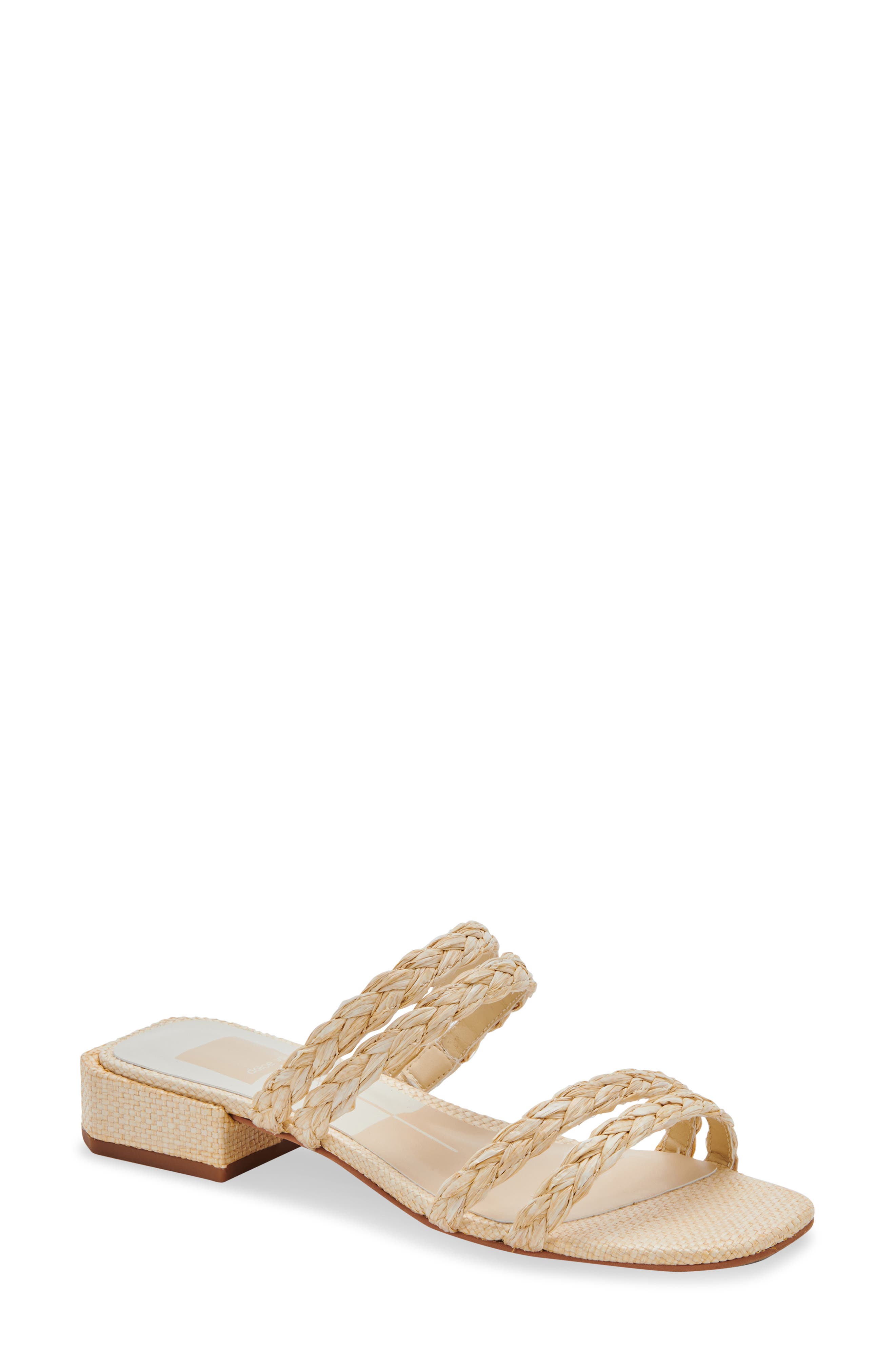 haize sandals in rose gold embossed leather