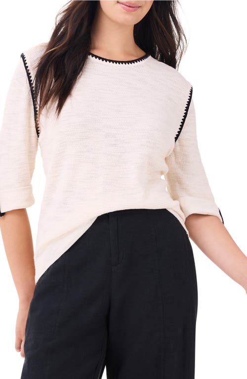NIC+ZOE Stitched Up Sweater Canvas at Nordstrom,