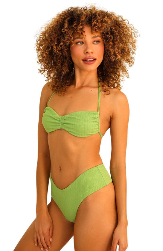 Dippin Daisys Genie Cheeky Swim Bikini Bottom In Avocado