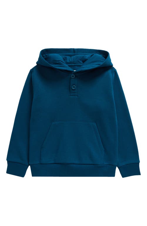 Tucker + Tate Kids' Henley Hoodie in Blue Sailor 