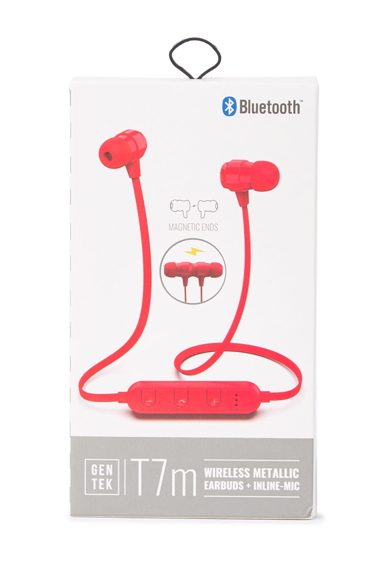 Gentek Bluetooth Wireless Earbuds In Red