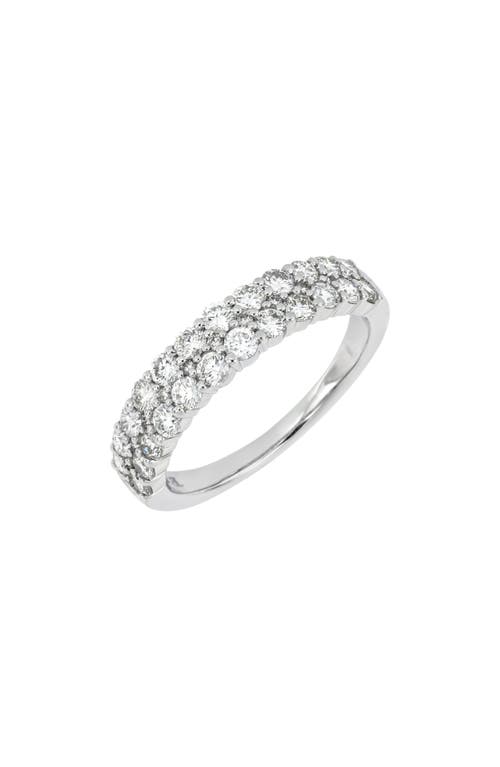 Bony Levy Audrey 2-Row Diamond Ring 18K White Gold at Nordstrom,