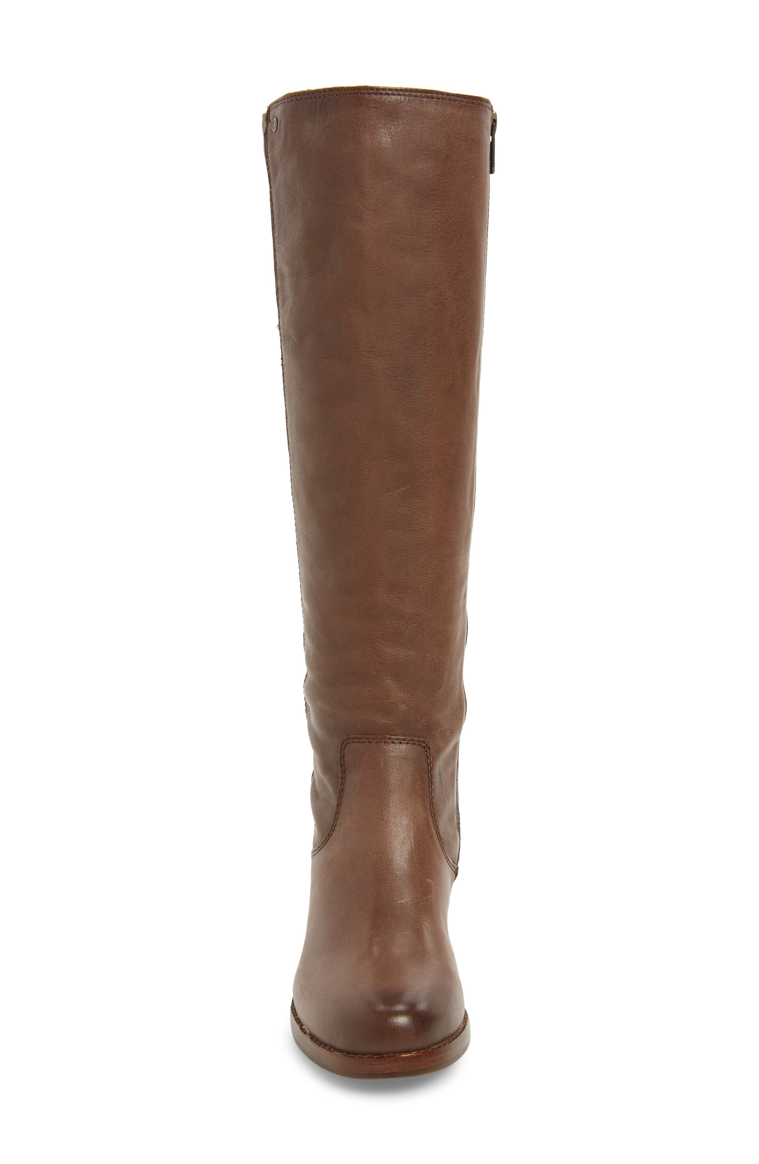 emma knee high wedge boot