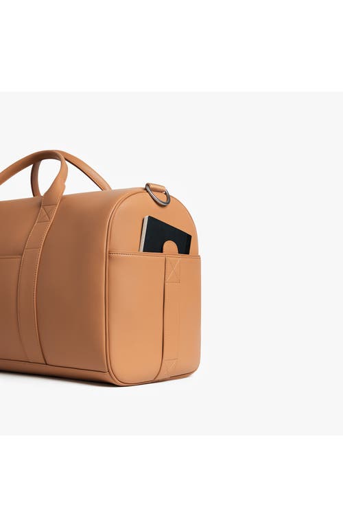 Monos Metro Water Repellent Carry All Duffle Bag In Saddle Tan
