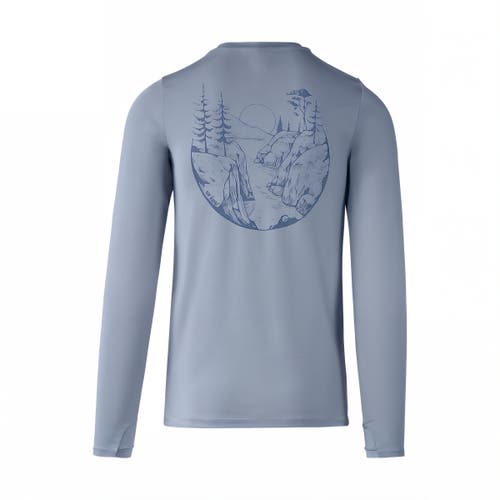 Uv Skinz Long Sleeve Everyday Tee In Moon Dust