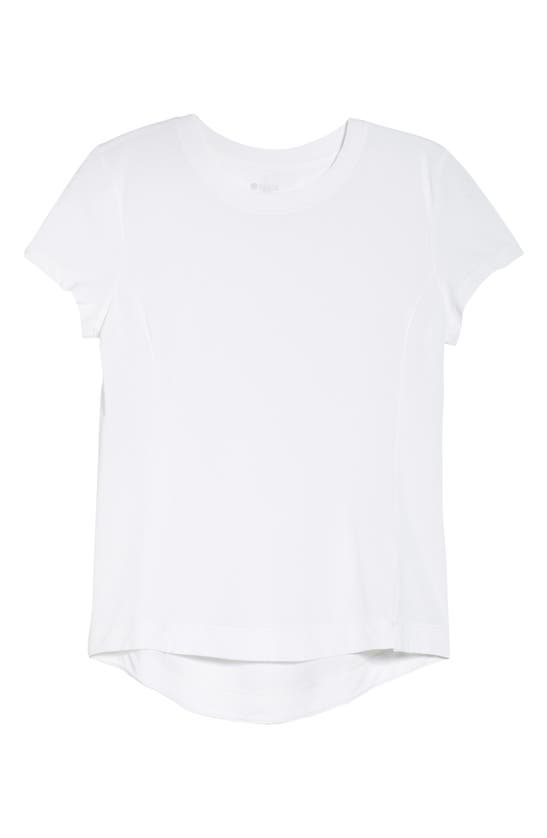 Zella Girl Kids' Performance Mesh T-shirt In White