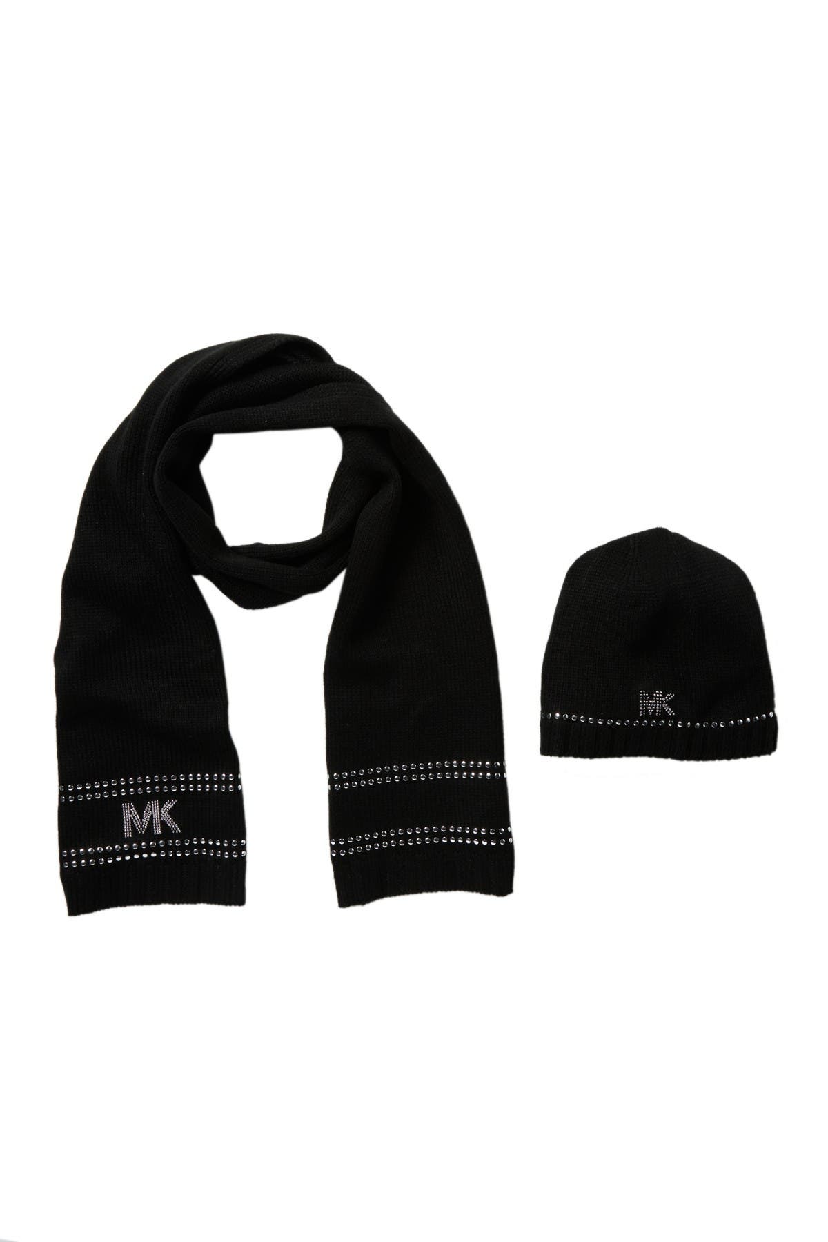 michael kors scarf and hat set