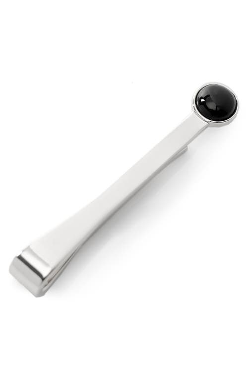 Cufflinks, Inc. I Love You Onyx Tie Bar in Silver at Nordstrom