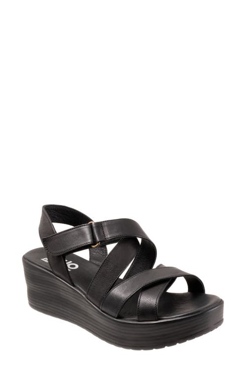 Bueno Nadia Platform Wedge Sandal in Black at Nordstrom, Size 10Us