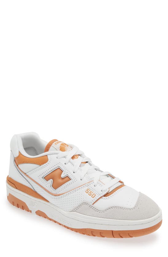 new balance 550 men white brown