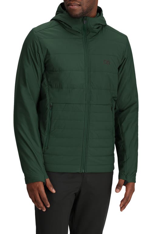 Shadow Water Resistant Insulated Hooded Jacket in Grove
