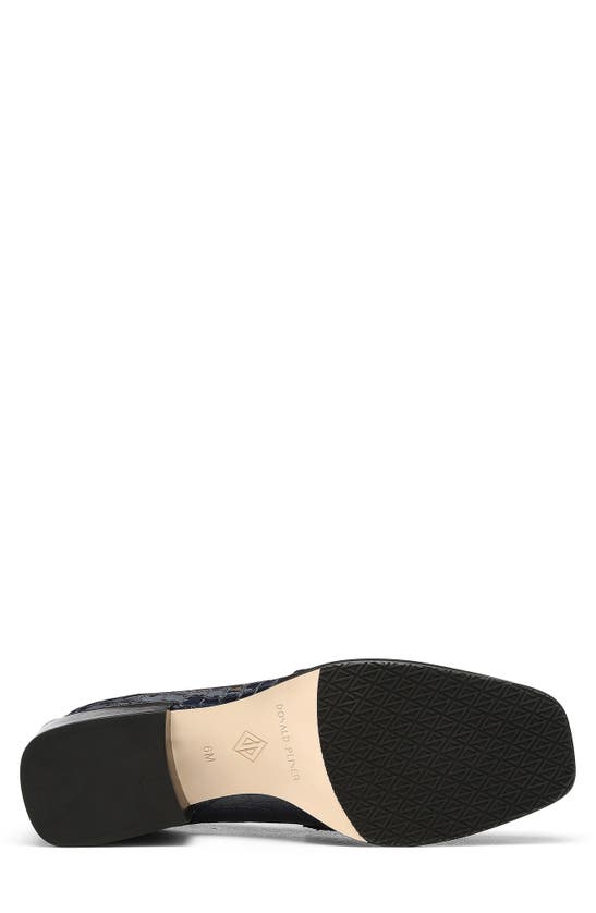 Shop Donald Pliner Avi Loafer Pump In Navy