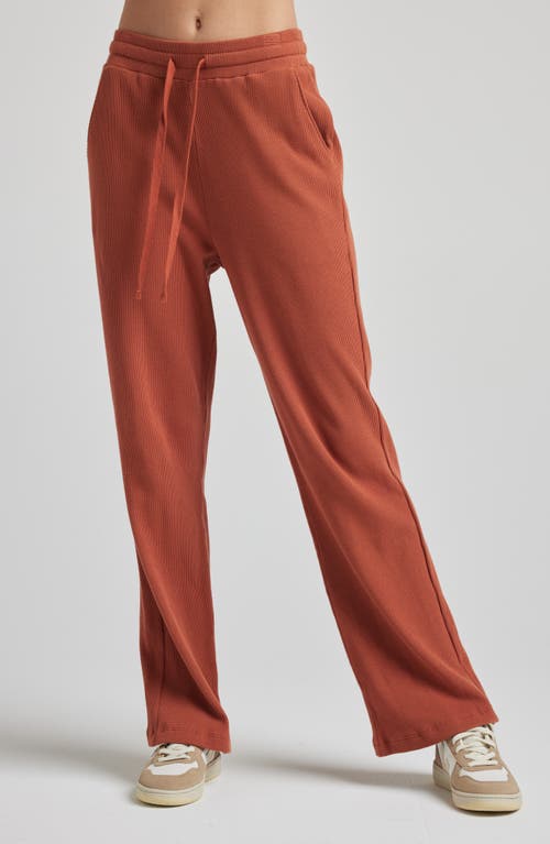 Shop Losano Drawstring Pant In Baked Clay