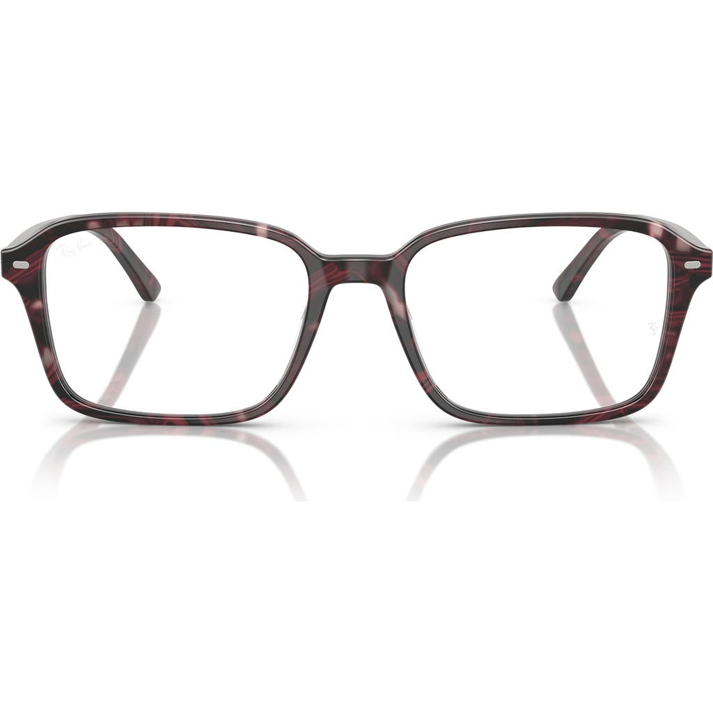 Ray Ban Ray-ban 56mm Square Optical Glasses In Violet