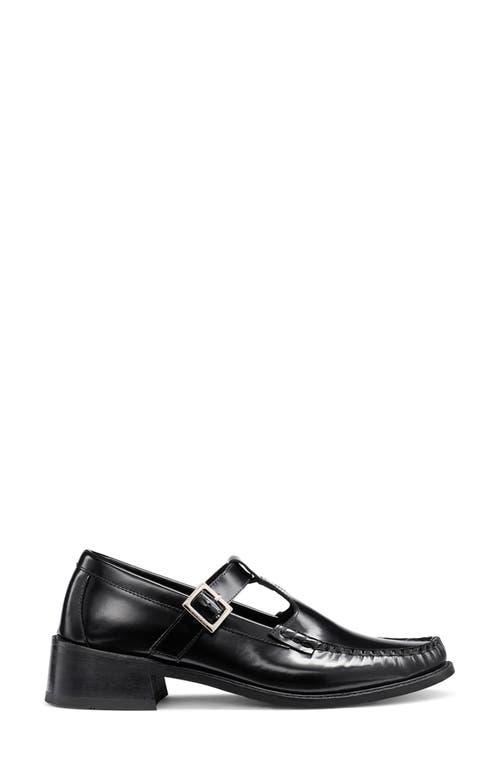 Shop G.h.bass Block Heel T-strap Pump In Black