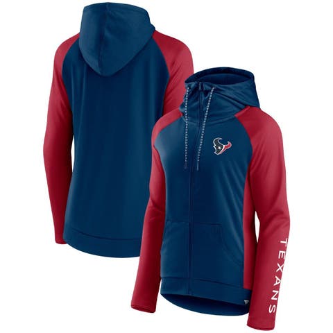 San Francisco 49ers Fanatics Branded Women's End Around Lightweight Raglan  Full-Zip Hoodie Jacket - Scarlet/Black