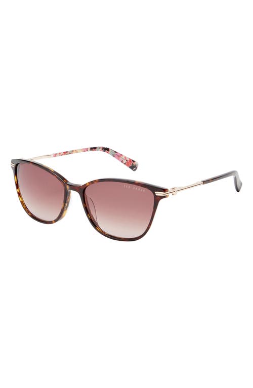 Ted Baker London 57mm Cat Eye Sunglasses In Tortoise