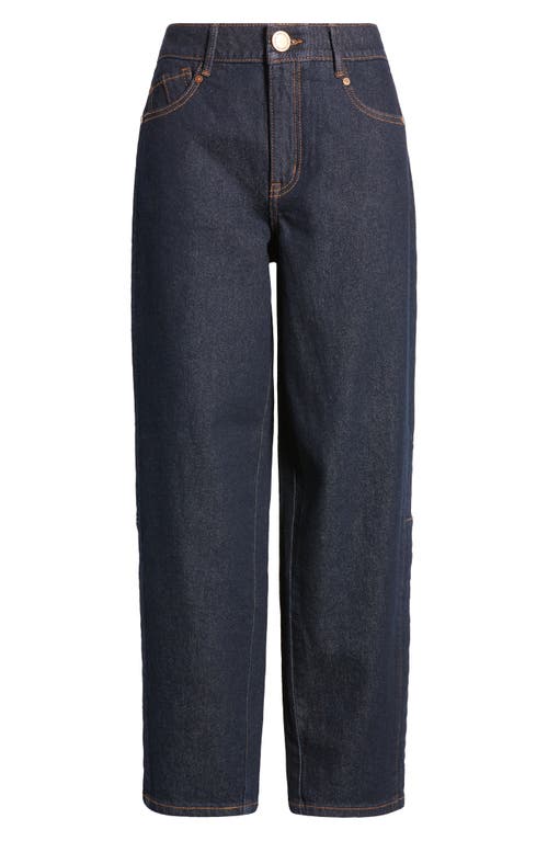 Shop Wit & Wisdom 'ab'solution Skyrise Barrel Jeans In Dark Indigo