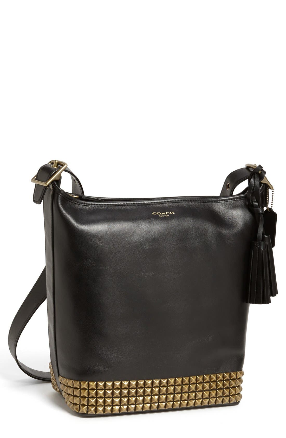 COACH 'Legacy Stud' Leather Shoulder Bag Nordstrom