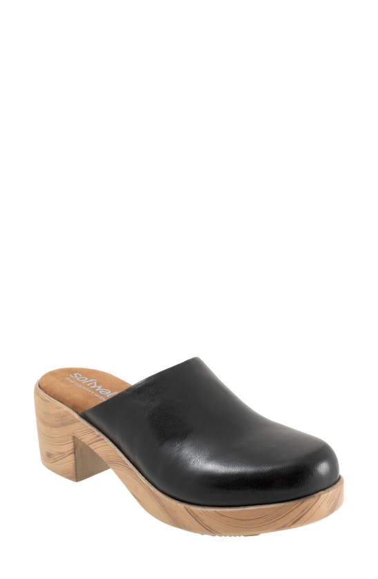 Softwalk Felida Platform Mule In Black