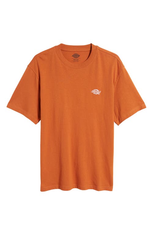 Shop Dickies Summerdale Logo T-shirt In Bombay Brown