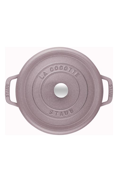 Staub 5.5-quart Enameled Cast Iron Dutch Oven In Lilac