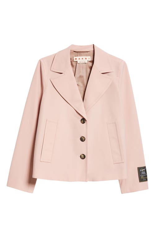 Shop Marni Cady Swing Jacket In Antique Rose