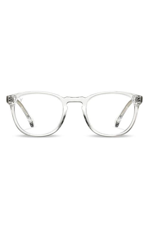 District 49mm Round Optical Glasses in Clear/Clear