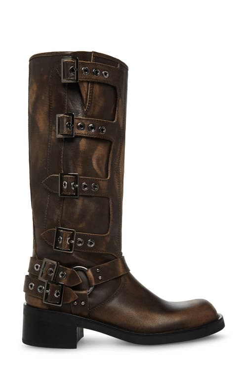 Steve Madden Rocky Boot In Brn Distre