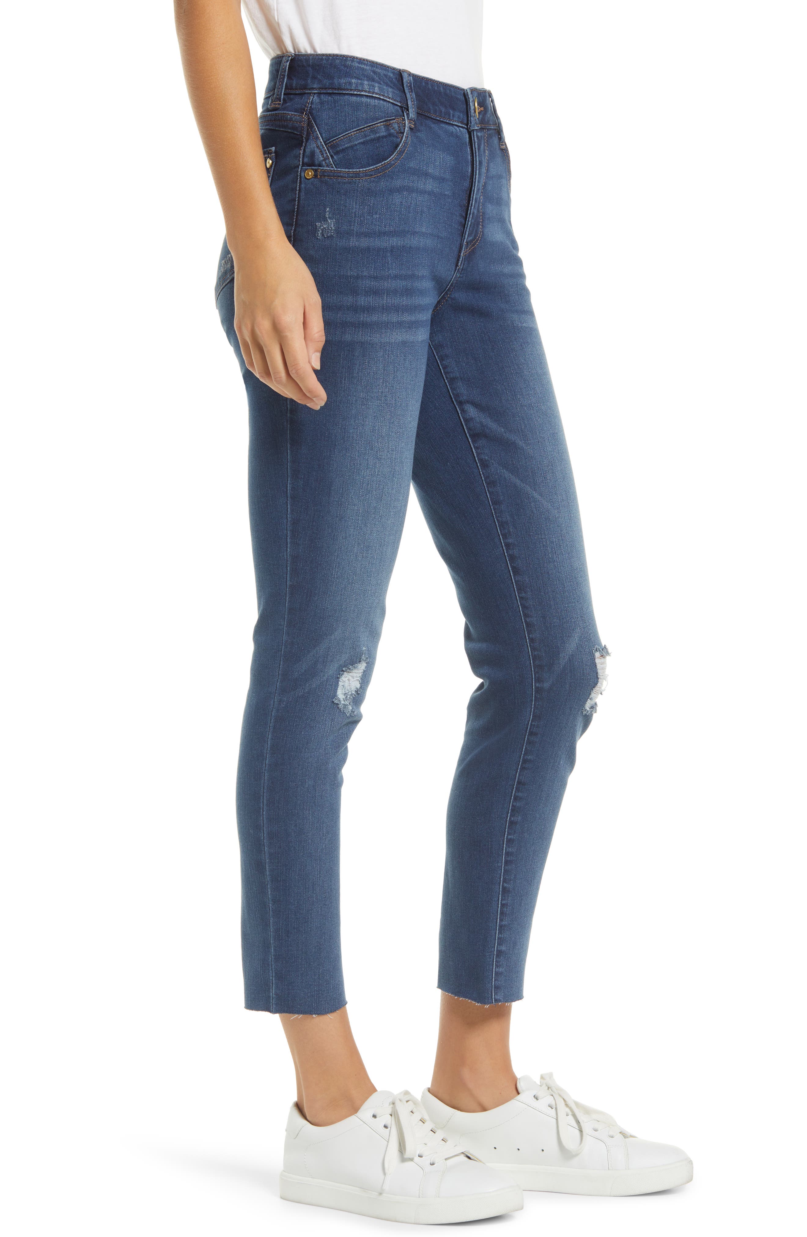 Raw Hem Ankle Skimmer Jeans | Nordstrom