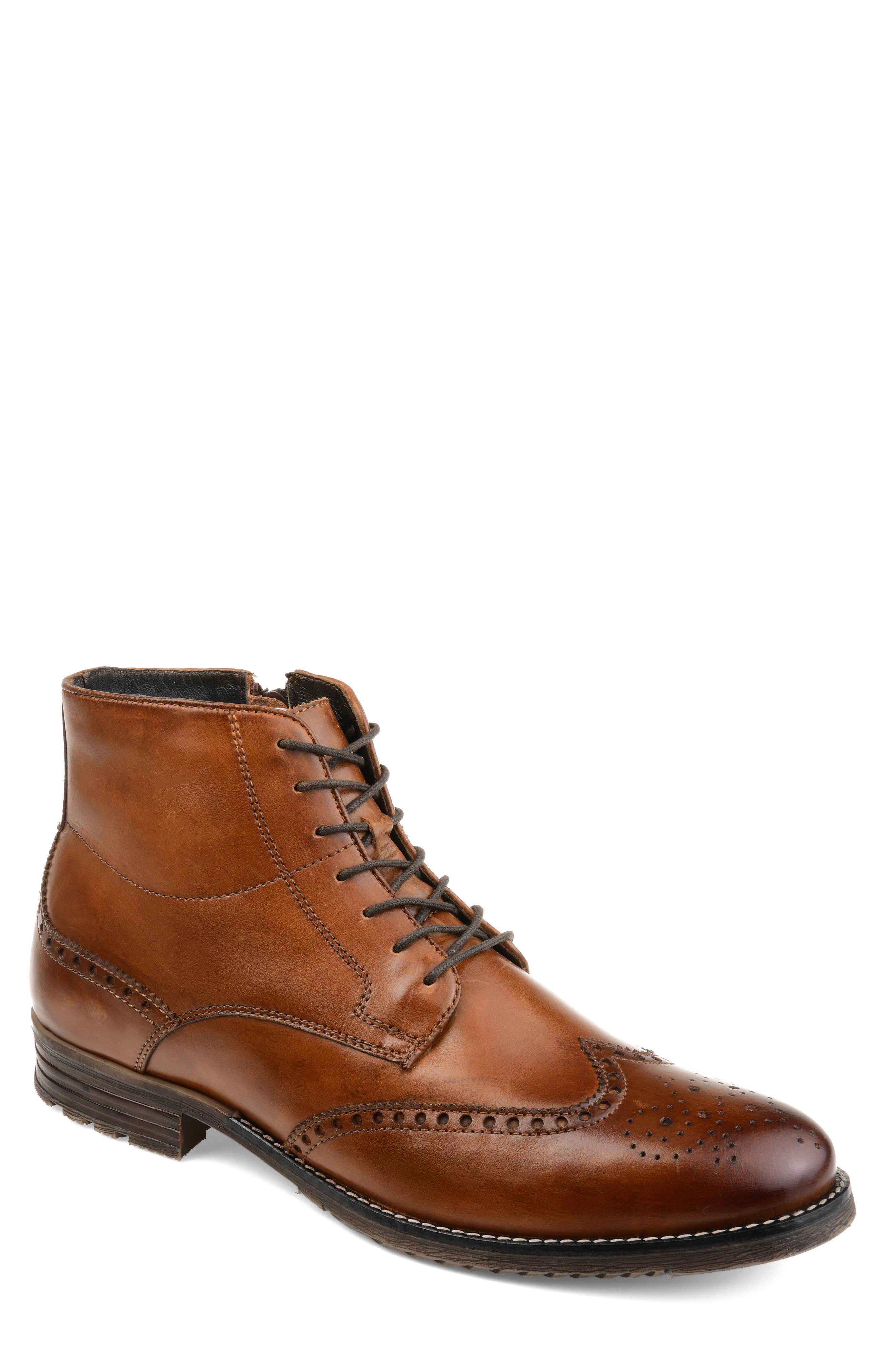 Thomas And Vine Ryker Wingtip Boot, Brown