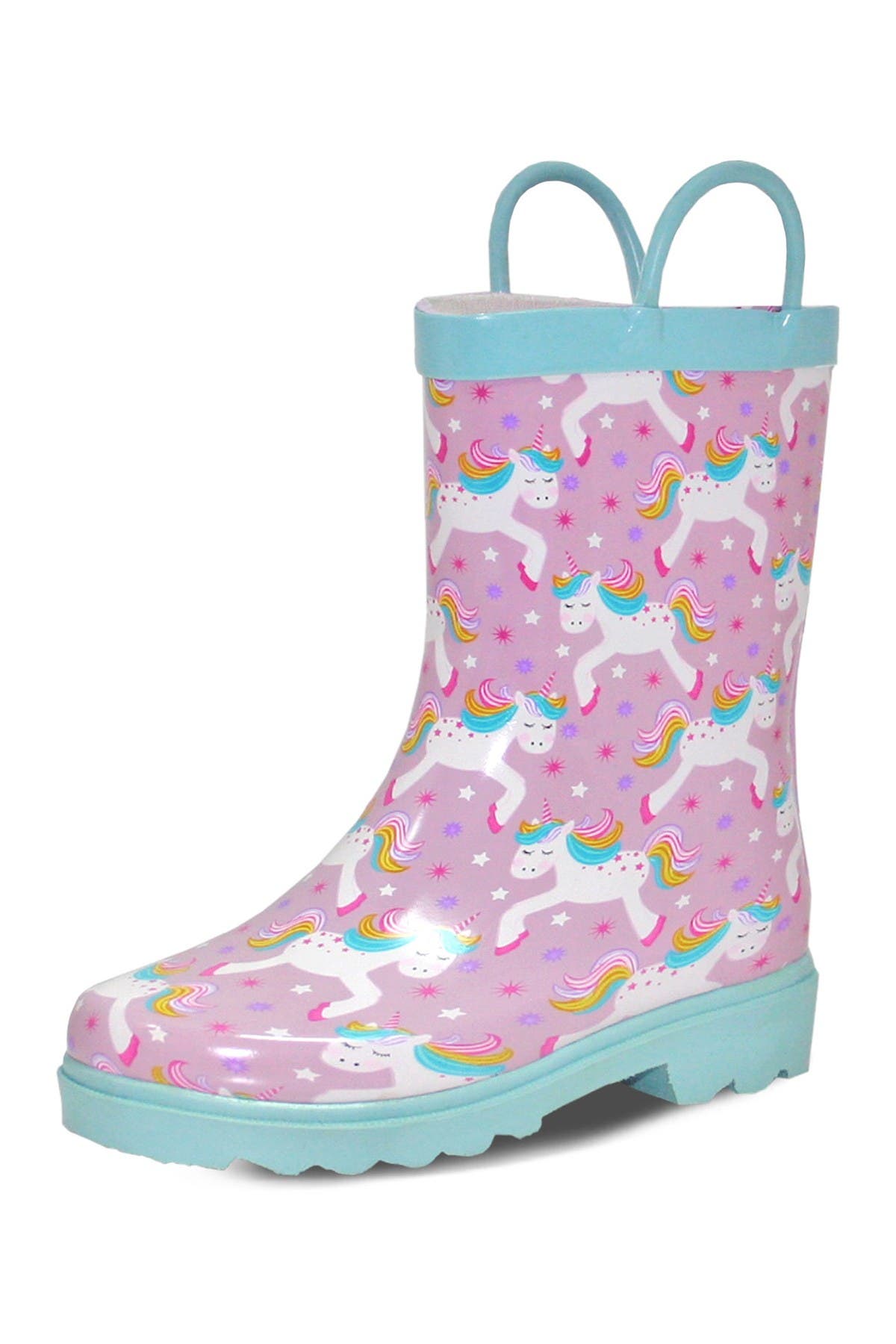 Nomad Footwear Splashy Kids Rain Boot In Magical Unicorns