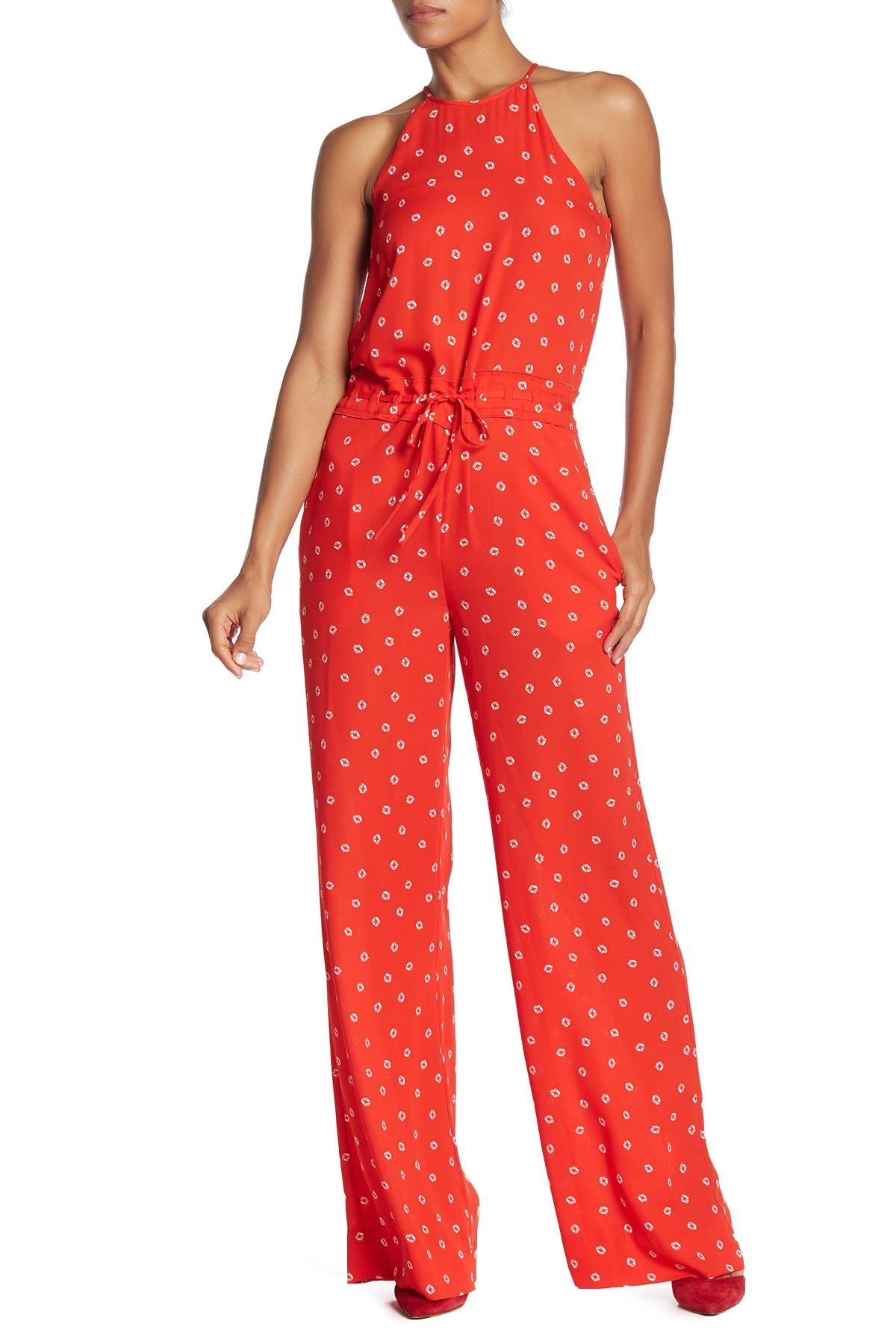 dvf blue jumpsuit